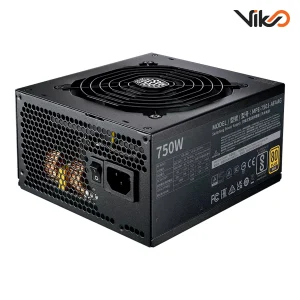 منبع تغذیه کامپیوتر کولر مستر مدل MWE GOLD 750 V2 ATX3.0