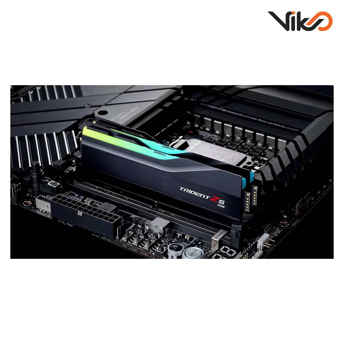 رم کامپیوتر DDR5 دو کاناله 5600 مگاهرتز CL36 جی اسکیل مدل Trident Z5 RGB ظرفیت 32 گیگابایت