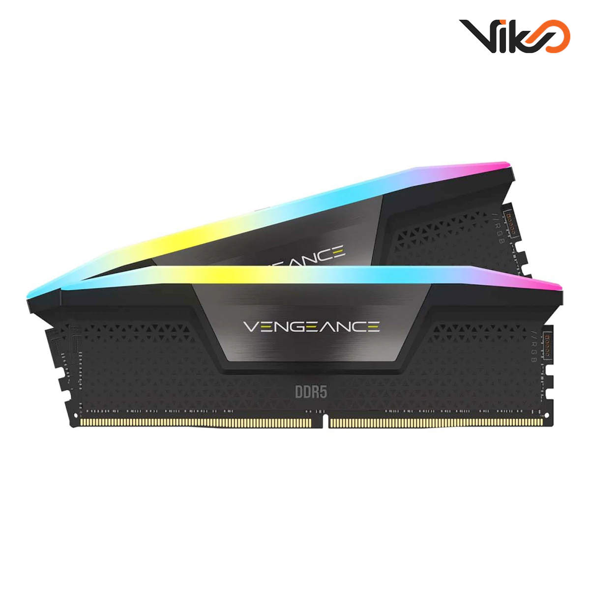 رم کامپیوتر DDR5 دو کاناله 5600 مگاهرتز CL40 کورسیر مدل VENGEANCE RGB ظرفیت 32 گیگابایت (1)