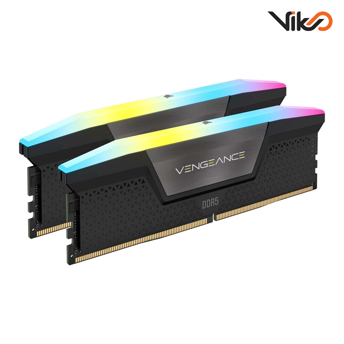 رم کامپیوتر DDR5 دو کاناله 5600 مگاهرتز CL40 کورسیر مدل VENGEANCE RGB ظرفیت 32 گیگابایت (2)