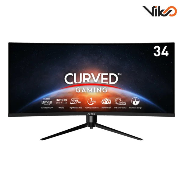 مانیتور خمیده 34 اینچ ام اس آی مدل MAG342CQPV