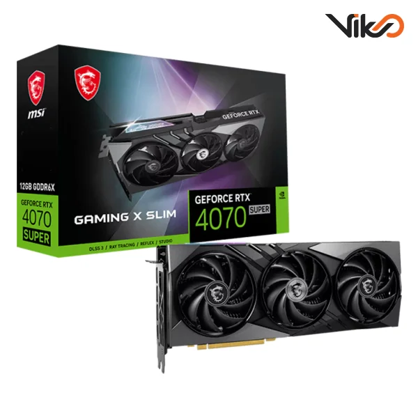 کارت گرافیک ام اس آی مدل GeForce RTX 4070 SUPER 12G GAMING X SLIM