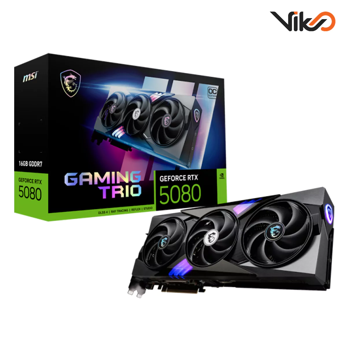 کارت گرافیک ام اس آی مدل GeForce RTX 5080 16G GAMING TRIO OC