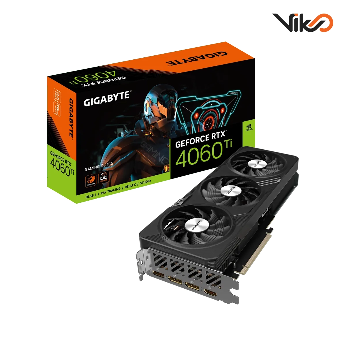 کارت گرافیک گیگابایت GeForce RTX 4060 Ti GAMING OC 16G