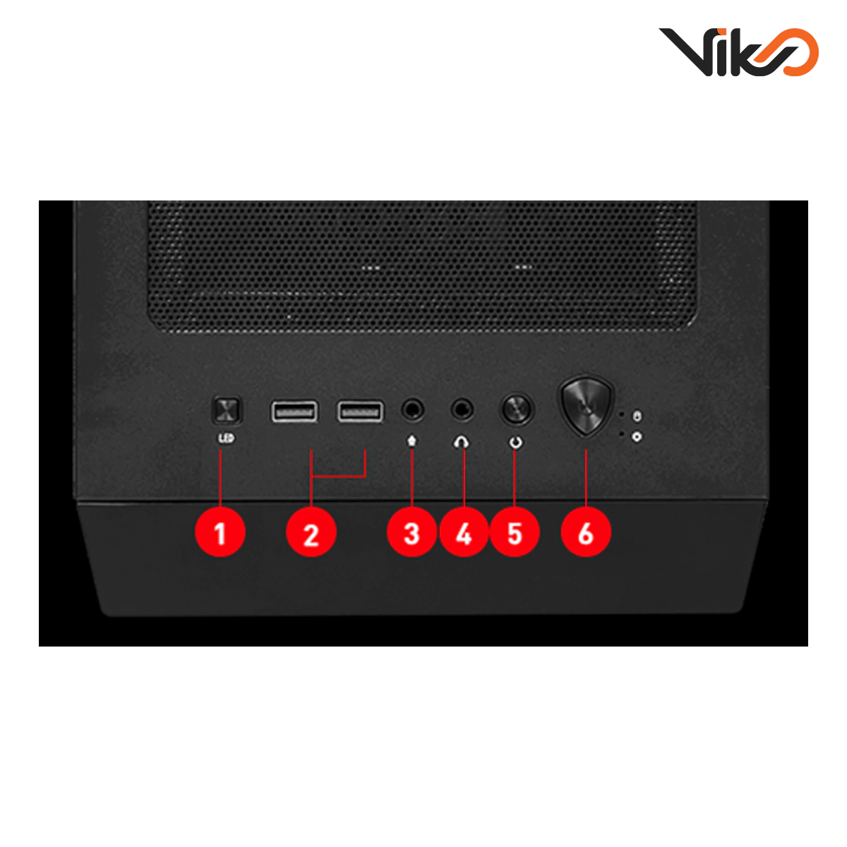 کیس ام اس آی مدل MAG FORGE 100R