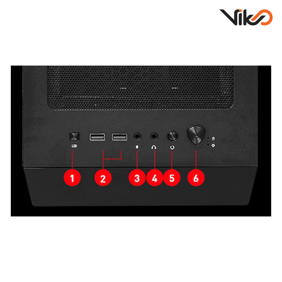 کیس ام اس آی مدل MAG FORGE 112R