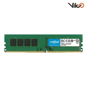 رم کامپیوتر DDR4 تک کاناله 3200 مگاهرتز CL22 کروشیال ظرفیت 16 گیگابایت