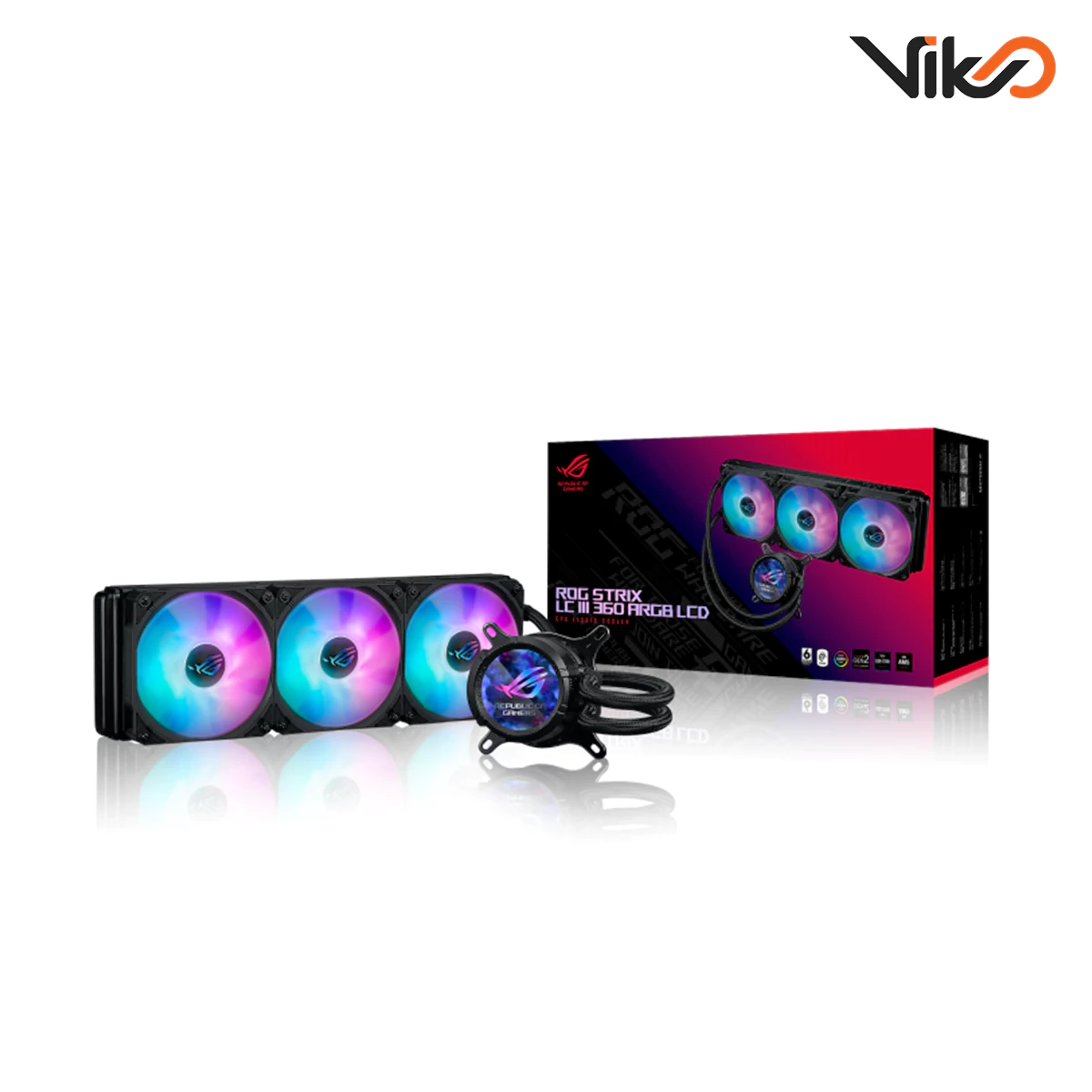 ROG STRIX LC III 360 ARGB LCD Black (8)