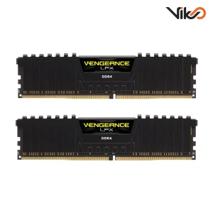 رم کامپیوتر DDR4 دو کاناله 3200 مگاهرتز CL16 کورسیر مدل VENGEANCE LPX ظرفیت 16 گیگابایت