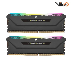 رم کامپیوتر DDR4 دو کاناله 3600 مگاهرتز CL18 کورسیر مدل VENGEANCE RGB PRO SL ظرفیت 16 گیگابایت