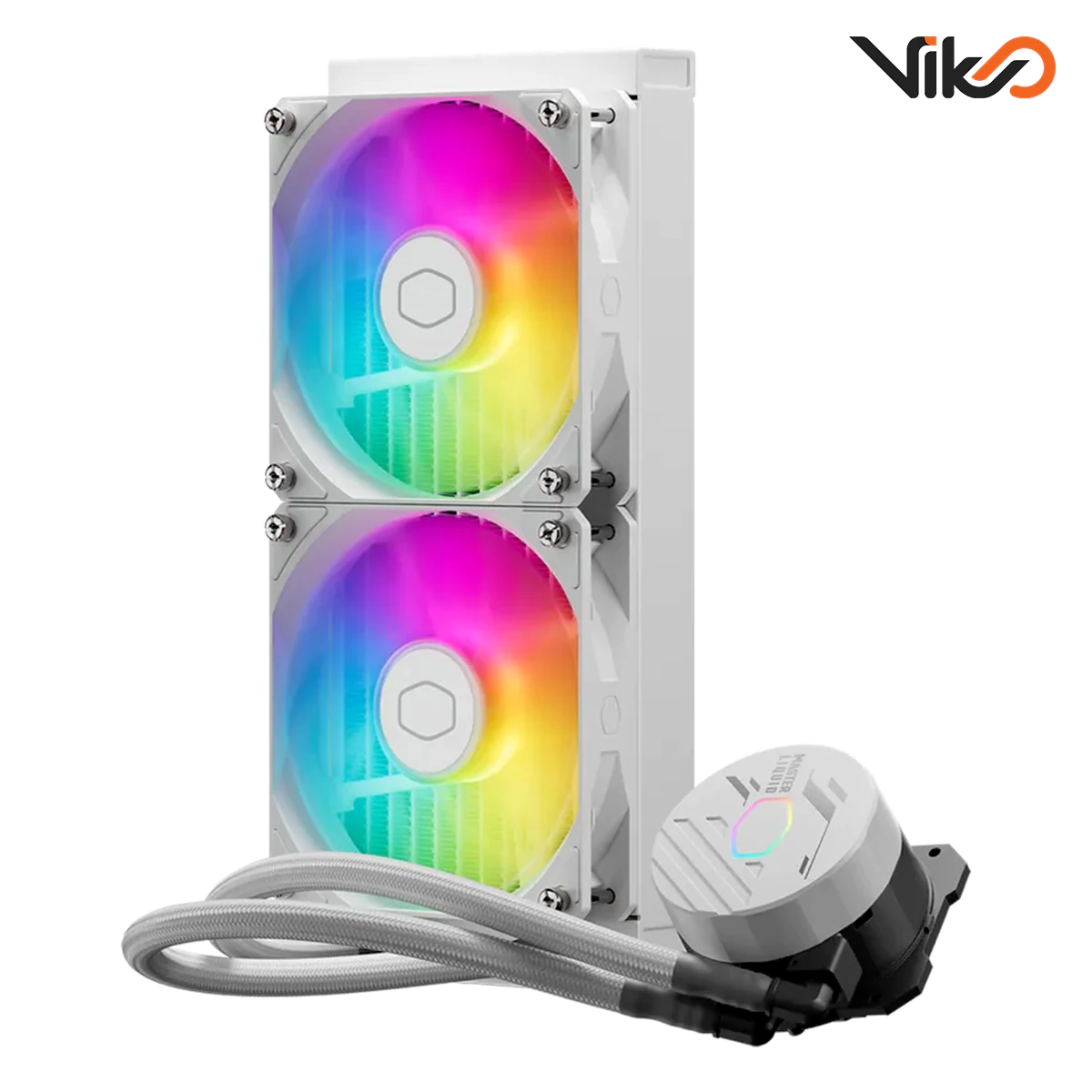 خنک کننده مایع پردازنده کولر مستر مدل MasterLiquid 240L Core ARGB White