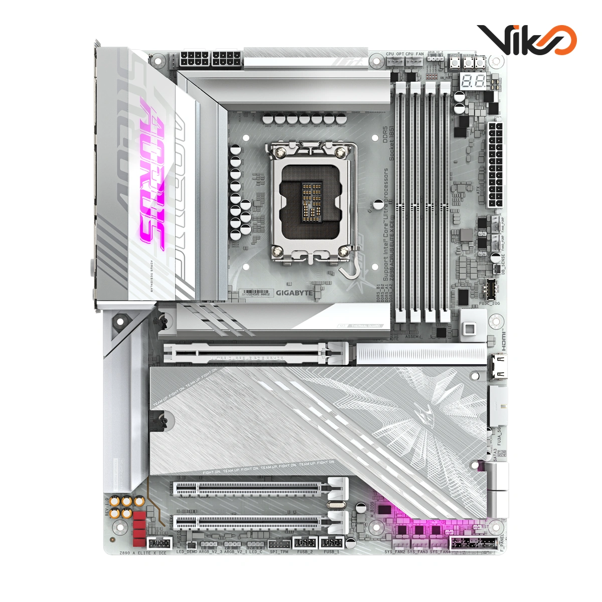 مادربرد گیگابایت مدل Z890 AORUS ELITE X ICE