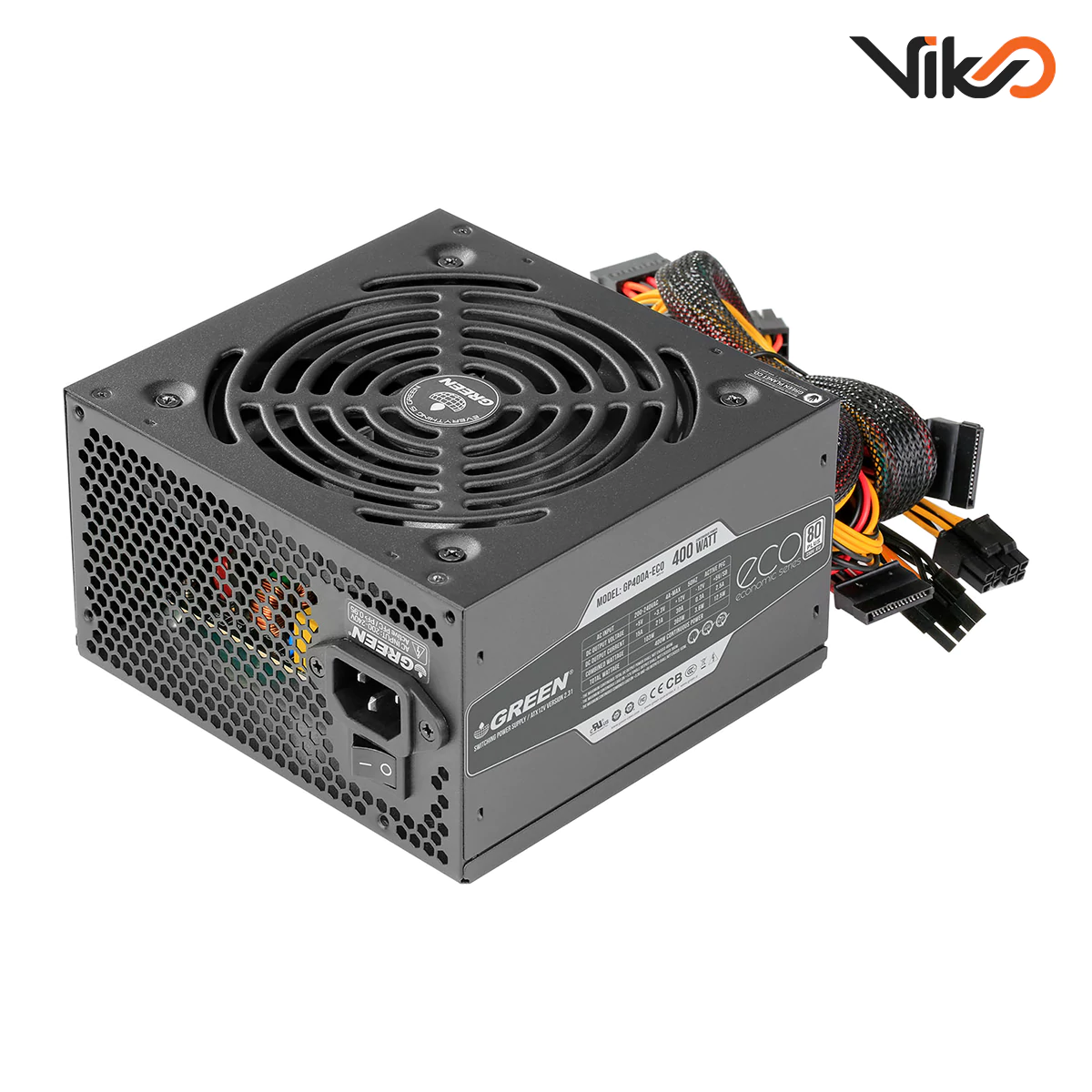 منبع تغذیه کامپیوتر گرین مدل GP400A-ECO Rev3.1