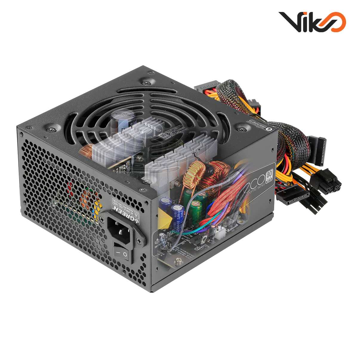 منبع تغذیه کامپیوتر گرین مدل GP400A-ECO Rev3.1