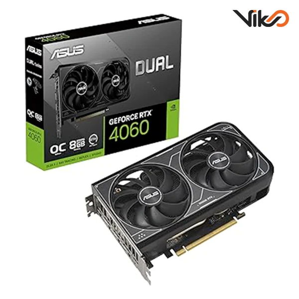 کارت گرافیک ایسوس Dual GeForce RTX 4060 GDDR6 V2 OC 8GB (1)