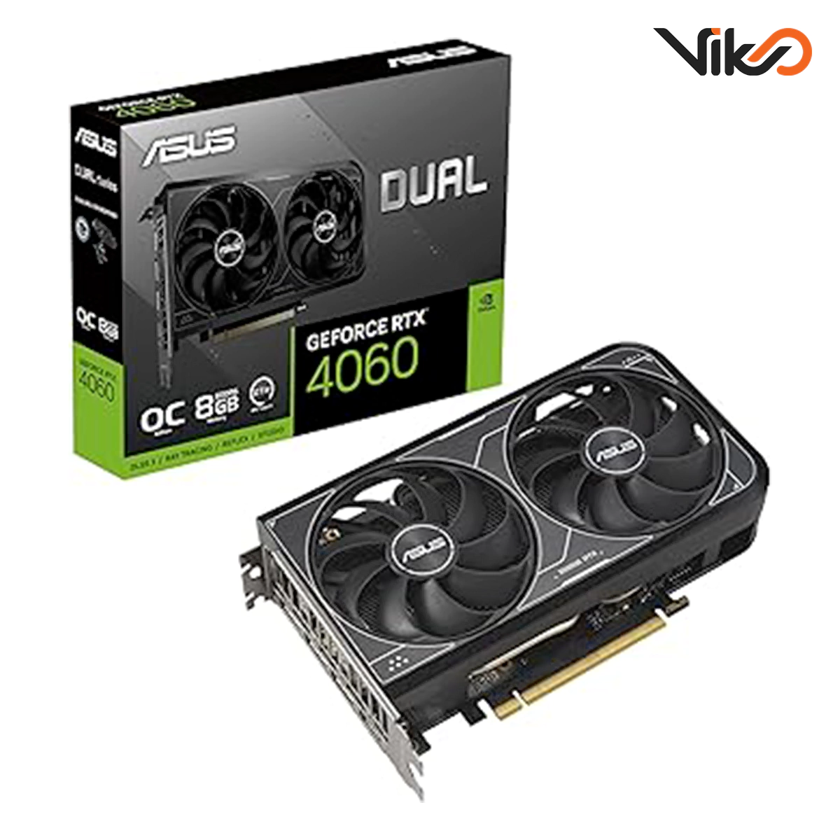 کارت گرافیک ایسوس Dual GeForce RTX 4060 GDDR6 V2 OC 8GB (1)