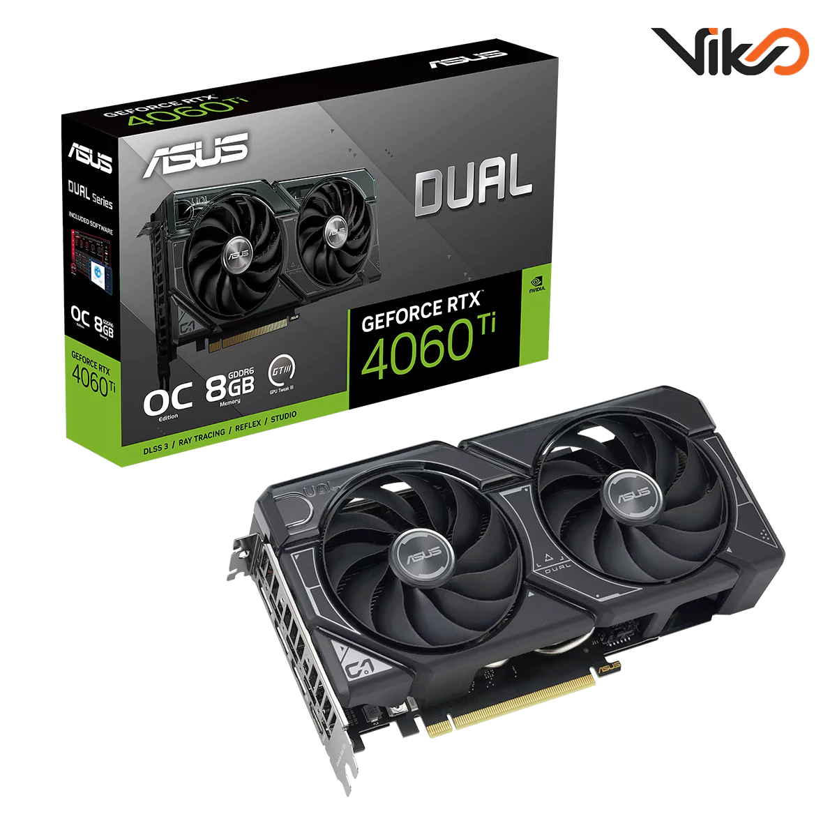 کارت گرافیک ایسوس مدل Dual GeForce RTX 4060 Ti OC Edition 8GB GDDR6