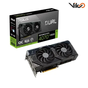 کارت گرافیک ایسوس مدل Dual GeForce RTX 4070 Ti GDDR6X SUPER OC Edition 16GB