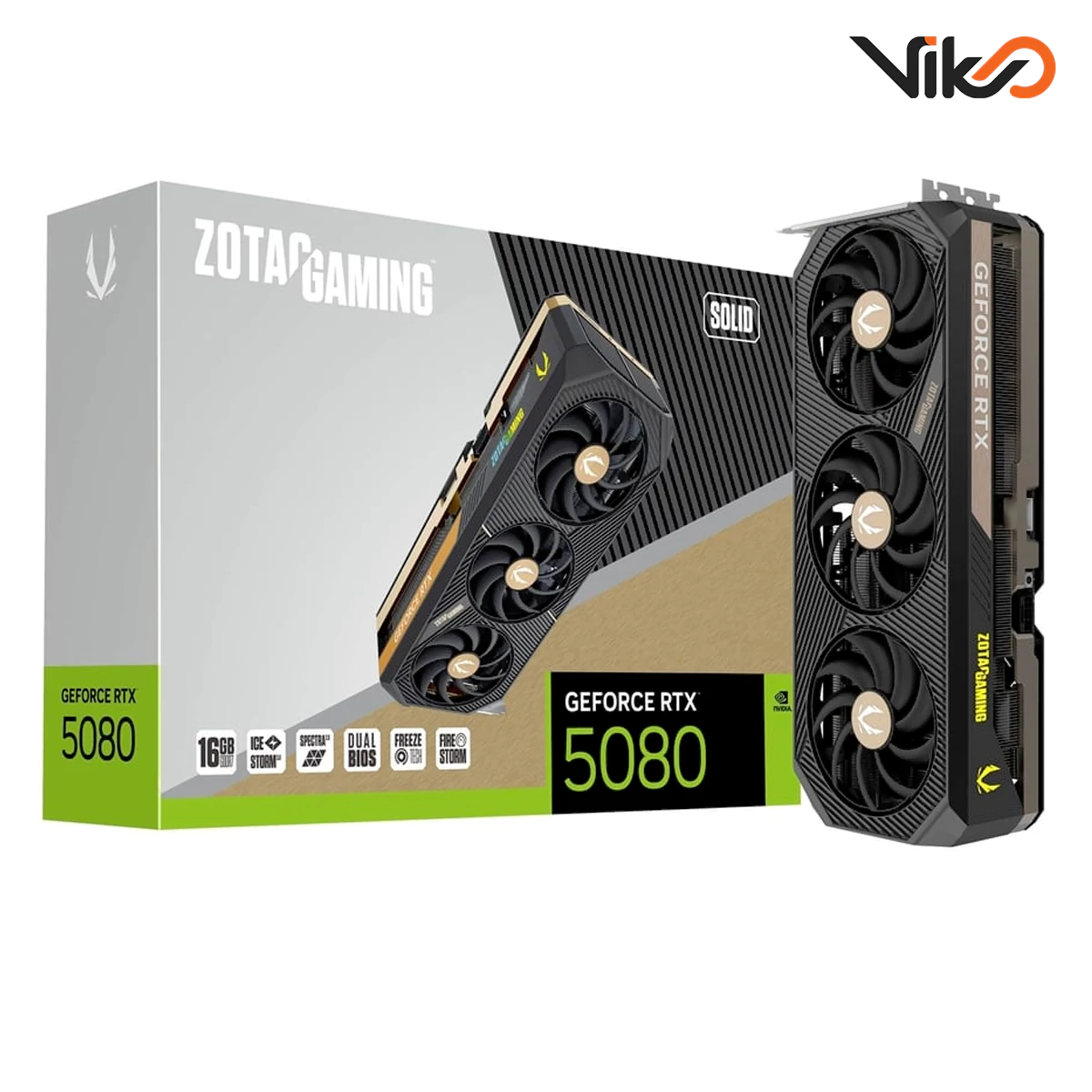 کارت گرافیک ایسوس مدل GAMING GeForce RTX 5080 SOLID