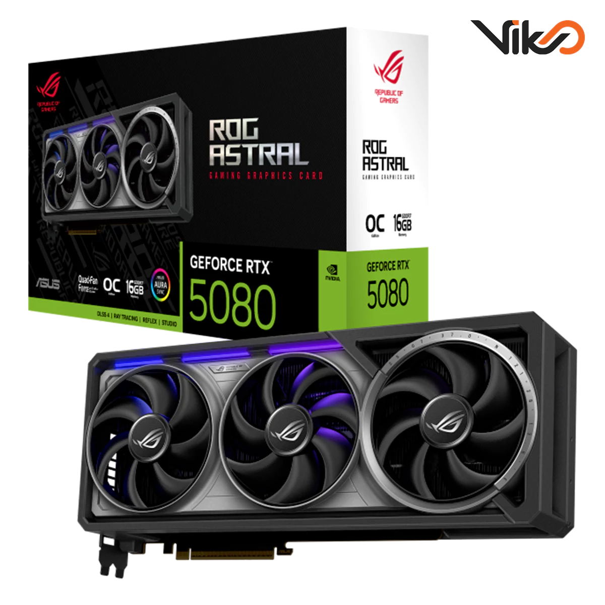 کارت گرافیک ایسوس مدل ROG Astral GeForce RTX 5080 GDDR7 OC Edition 16GB