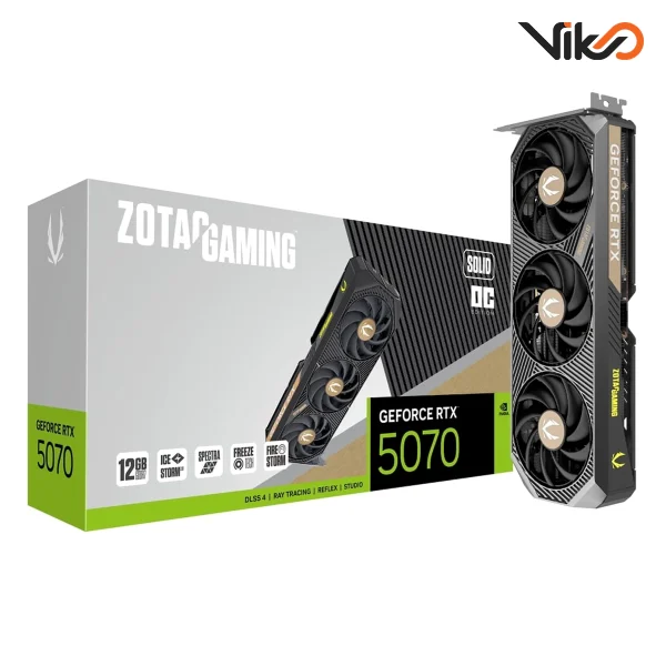 کارت گرافیک زوتک مدل GeForce RTX 5070 SOLID OC 12GB