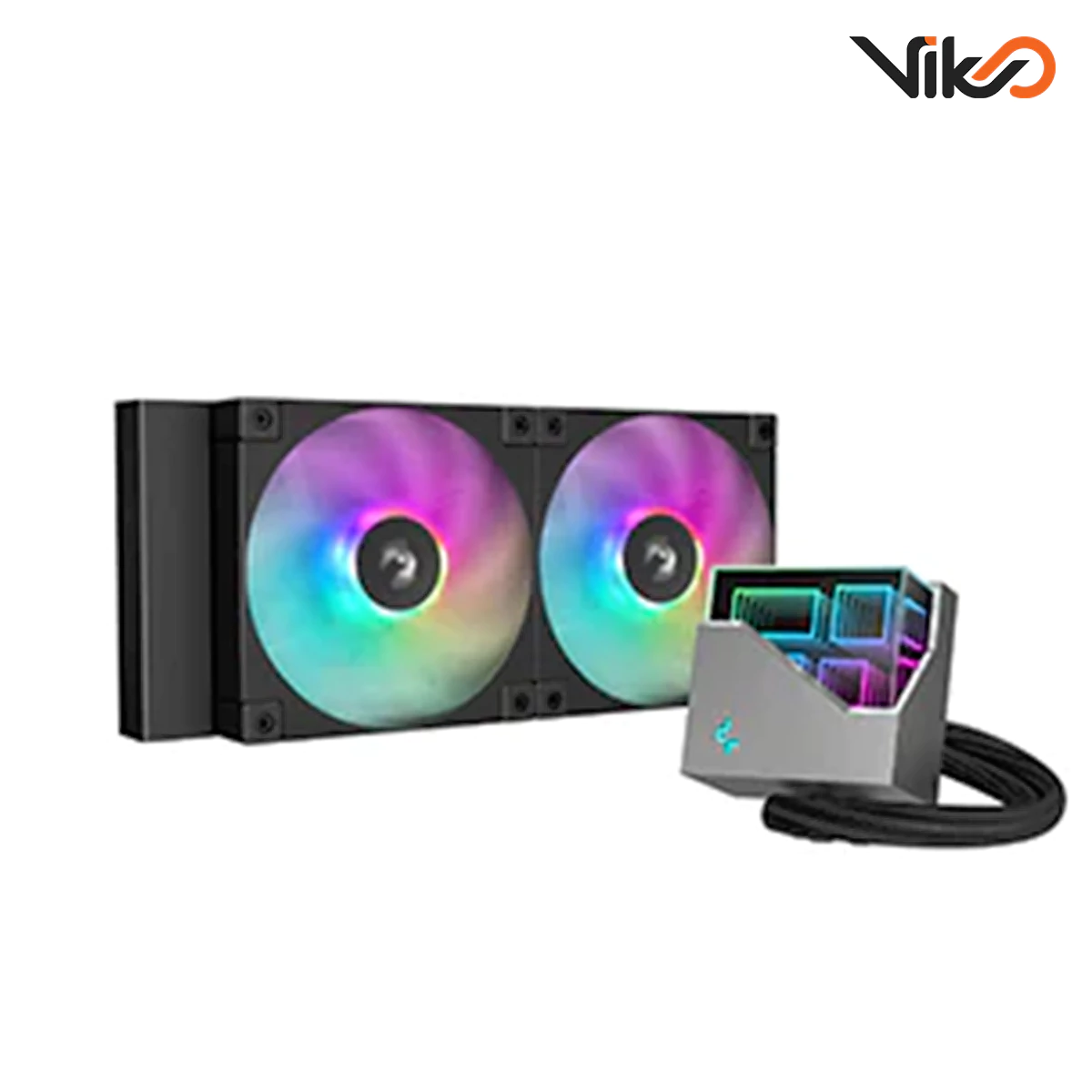 خنک کننده مایع پردازنده دیپ کول LT240 ARGB Black (1)