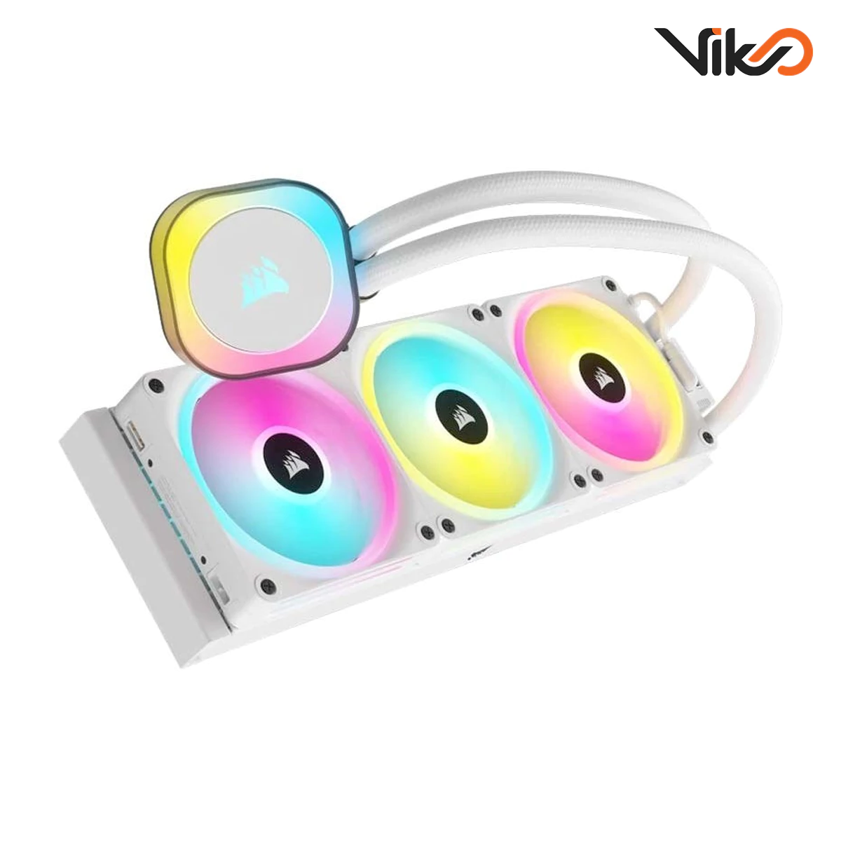 خنک کننده مایع پردازنده کورسیر iCUE LINK H150i RGB AIO White (3)