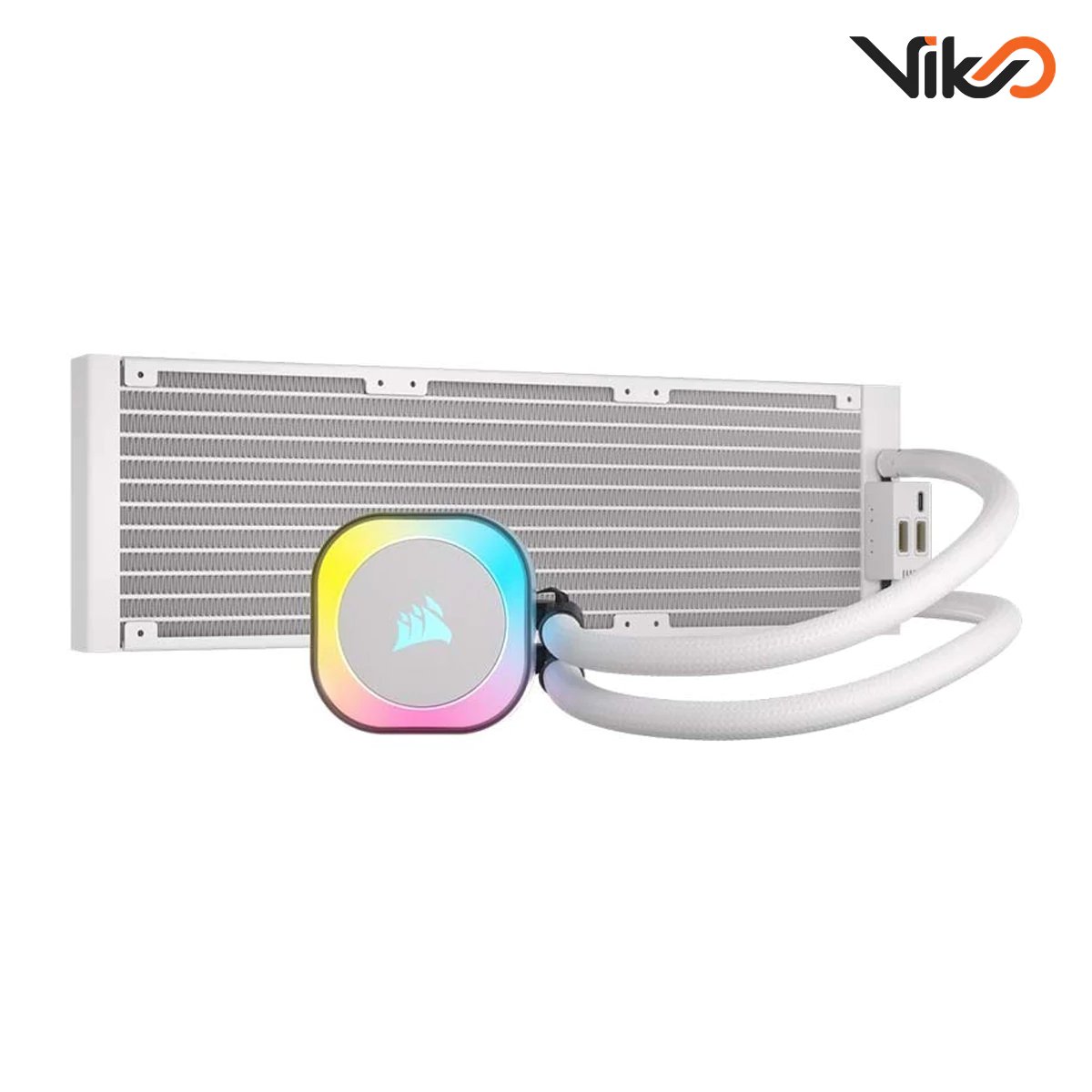 خنک کننده مایع پردازنده کورسیر iCUE LINK H150i RGB AIO White (4)