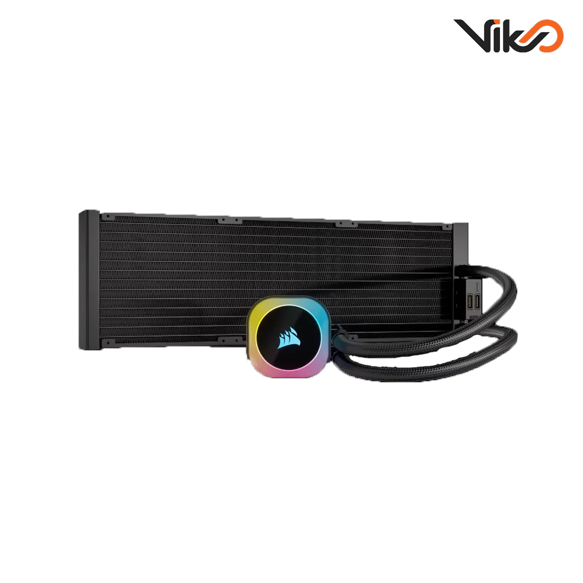 خنک کننده مایع پردازنده کورسیر iCUE LINK H170i RGB AIO Black (2)