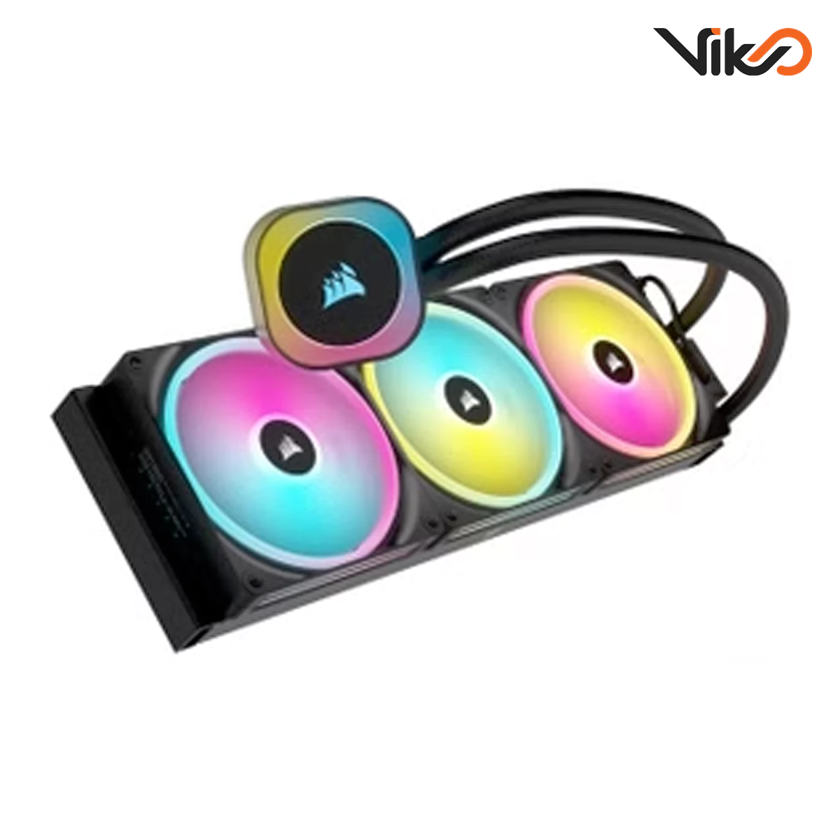خنک کننده مایع پردازنده کورسیر iCUE LINK H170i RGB AIO Black (5)