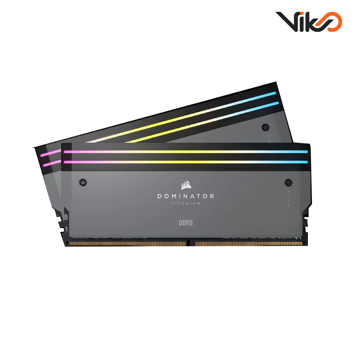 رم کامپیوتر DDR5 دوکاناله کورسیر مدل DOMINATOR TITANIUM AMD EXPO RGB (2)