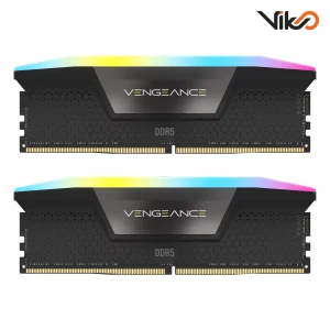 رم کامپیوتر DDR5 دو کاناله 6600 مگاهرتز CL38 کورسیر مدل VENGEANCE RGB ظرفیت 32 گیگابایت
