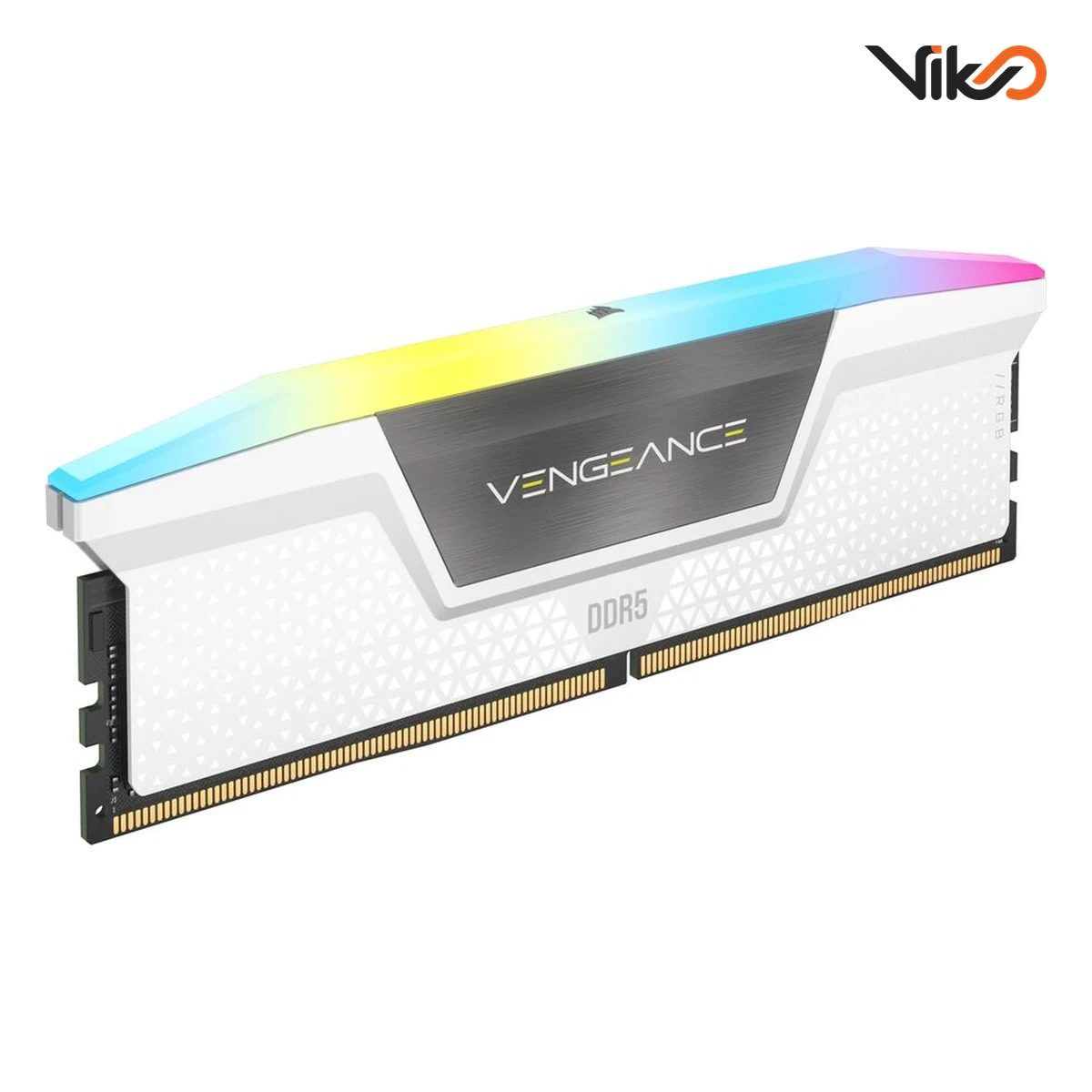رم کامپیوتر DDR5 کورسیر مدل VENGEANCE RGB White (2)