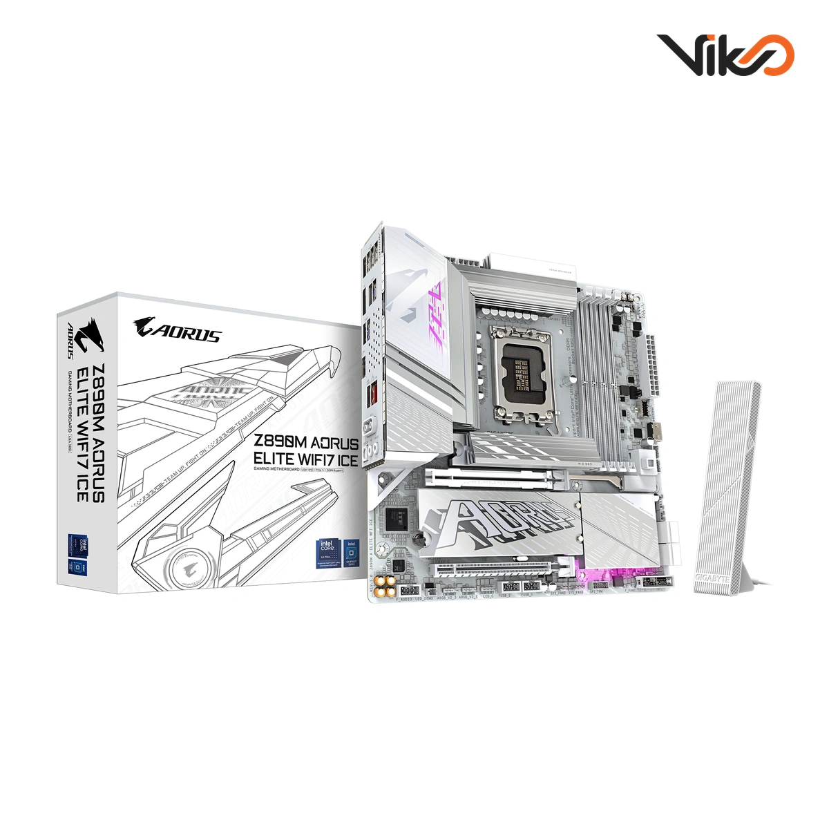 مادربرد گیگابایت مدل Z890M AORUS ELITE WIFI7 ICE