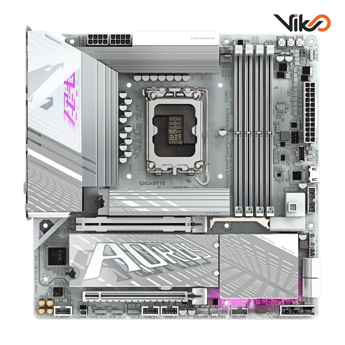 مادربرد گیگابایت مدل Z890M AORUS ELITE WIFI7 ICE