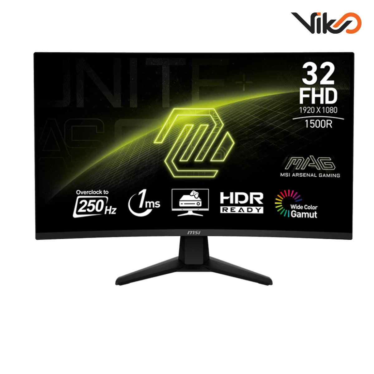 مانیتور خمیده 32 اینچ ام اس آی مدل MAG 32C6X (1)