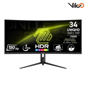 مانیتور خمیده 34 اینچ ام اس آی مدل MAG 342CQR E2