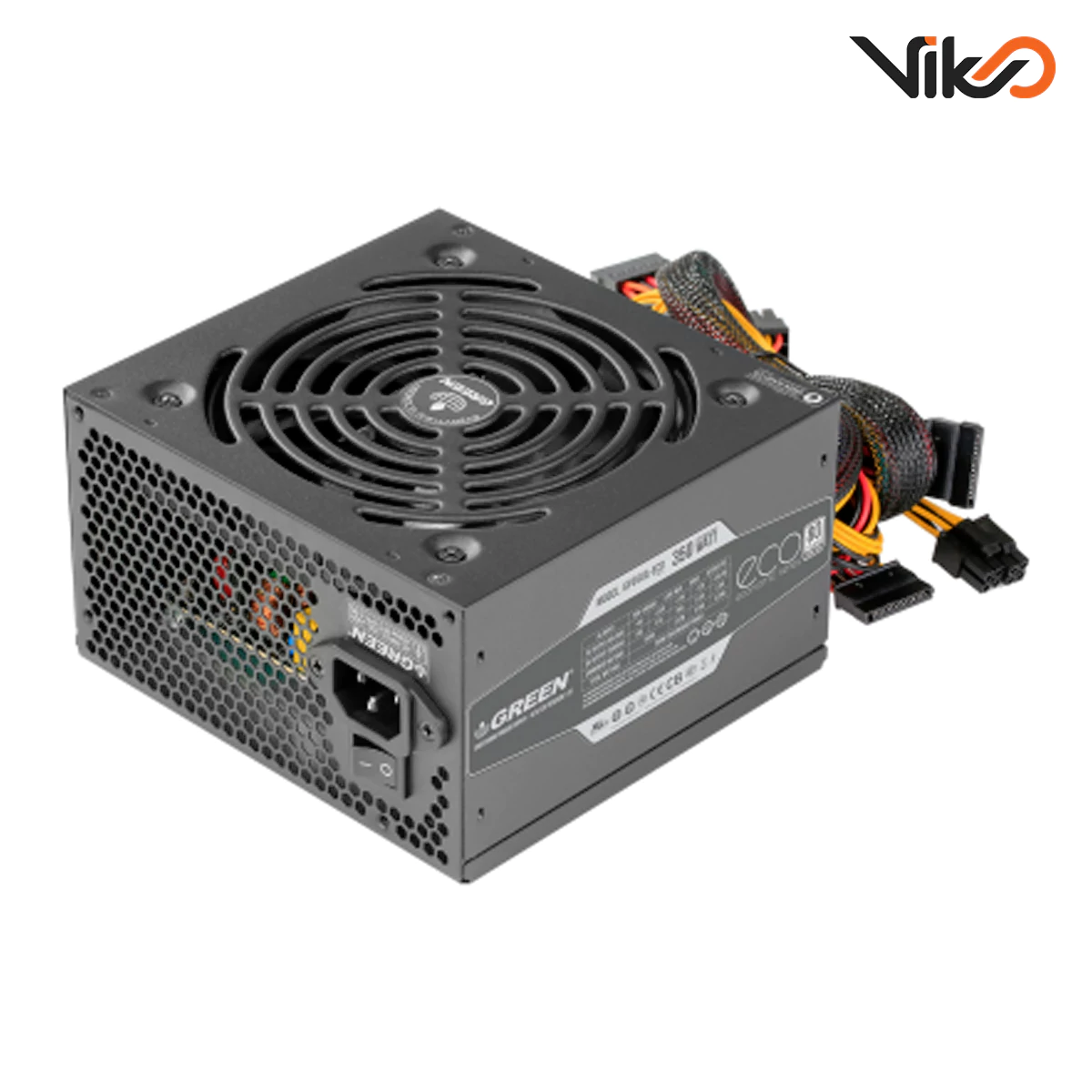 منبع تغذیه کامپیوتر گرین مدل GP350A-ECO Rev3.1 (2)
