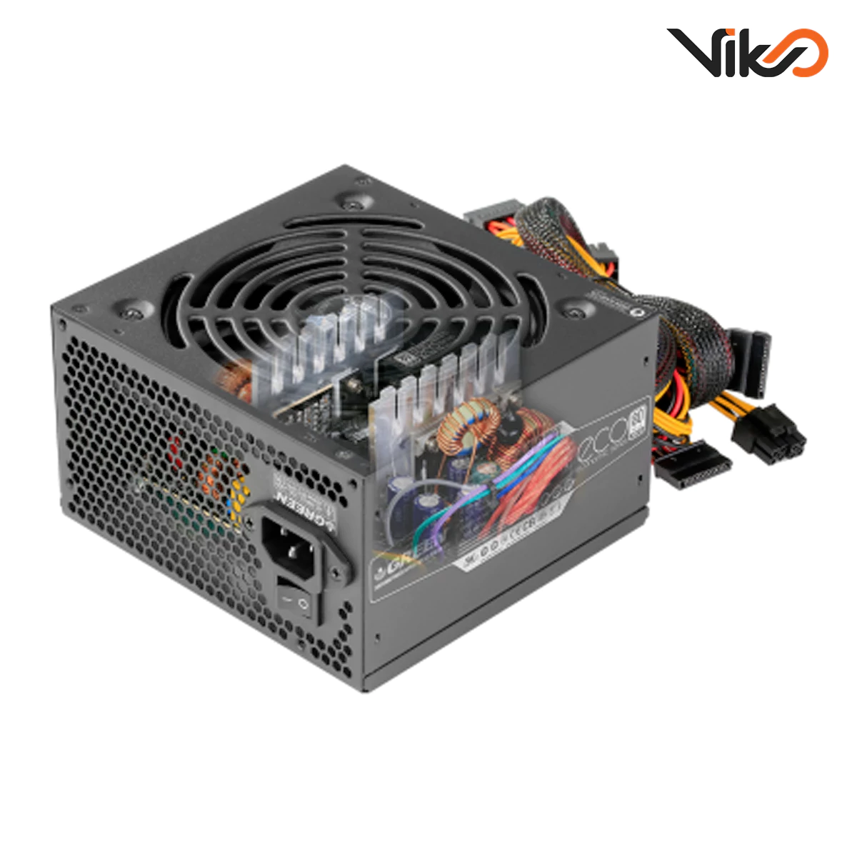 منبع تغذیه کامپیوتر گرین مدل GP350A-ECO Rev3.1 (3)