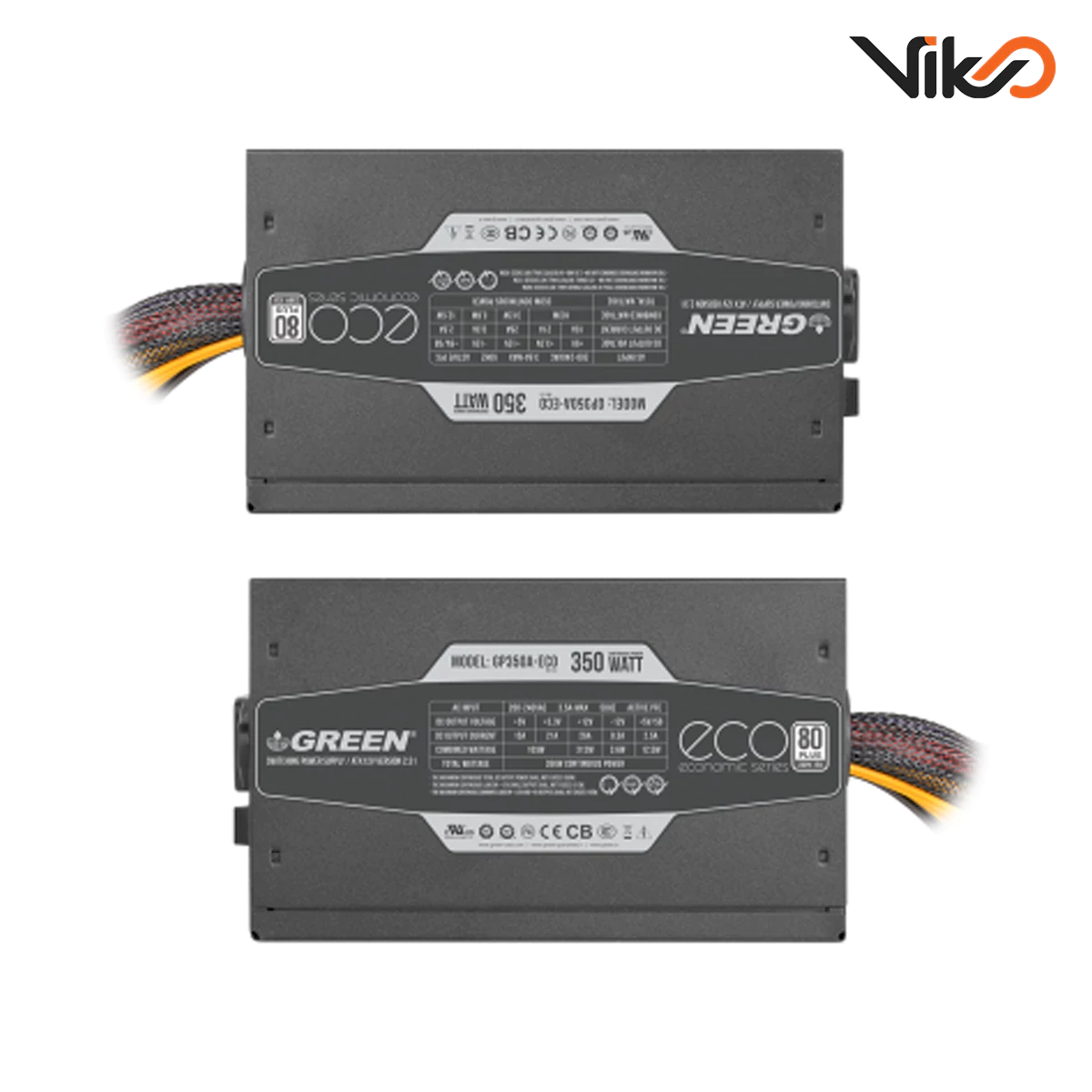 منبع تغذیه کامپیوتر گرین مدل GP350A-ECO Rev3.1 (6)