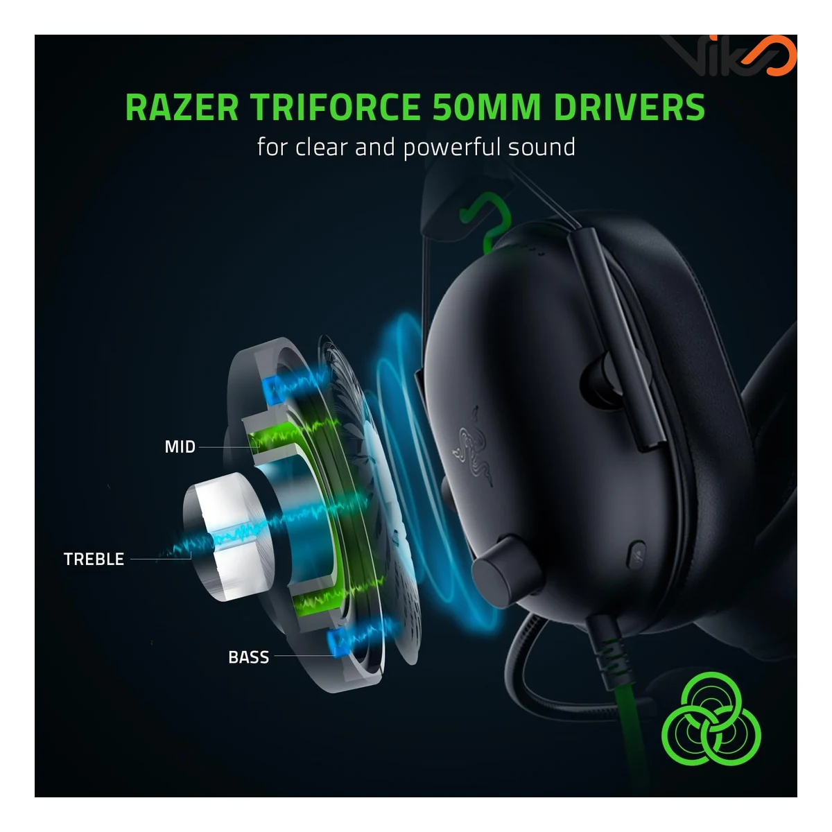 هدست ریز مدل BlackShark V2 X