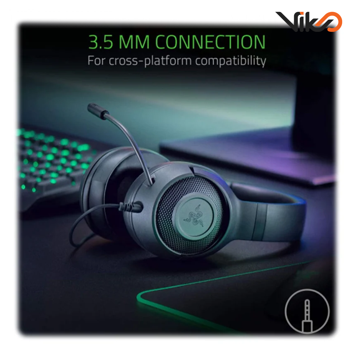 هدست گیمینگ ریزر مدل Kraken X Essential
