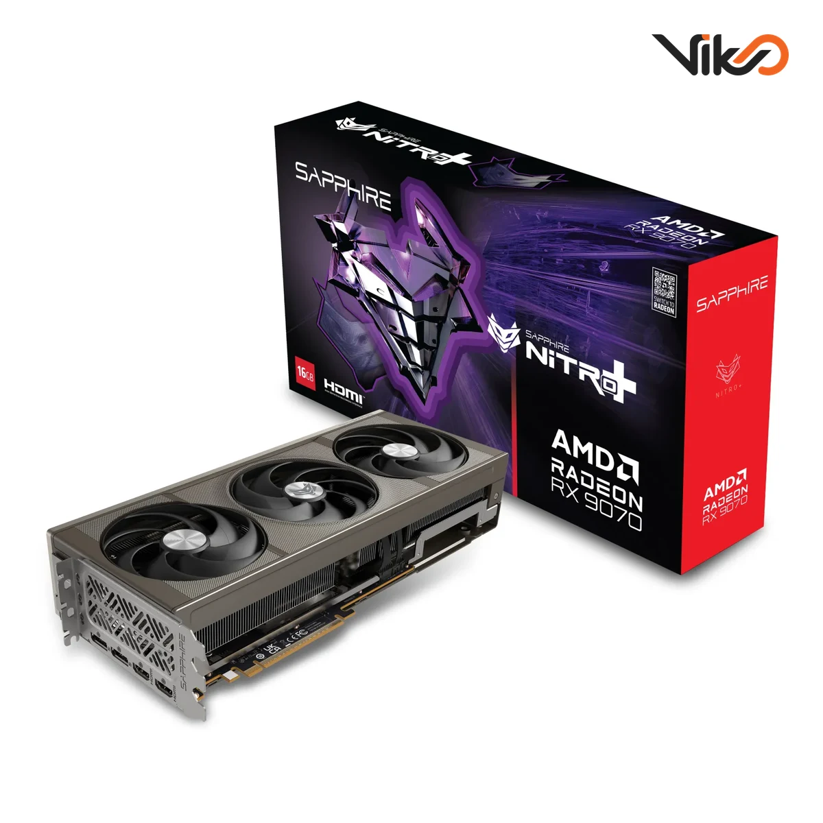 کارت گرافیک سافایر مدل NITRO+ AMD RADEON RX 9070 OC 16GB