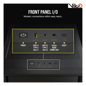 کیس کورسیر مدل 4000D RGB AIRFLOW Black