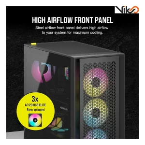 کیس کورسیر مدل 4000D RGB AIRFLOW Black