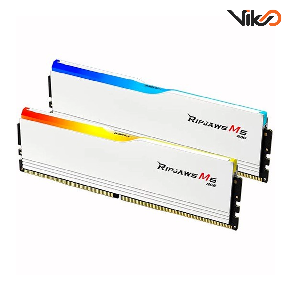 رم کامپیوتر DDR5 دو کاناله جی اسکیل مدل Ripjaws M5 RGB White (2)