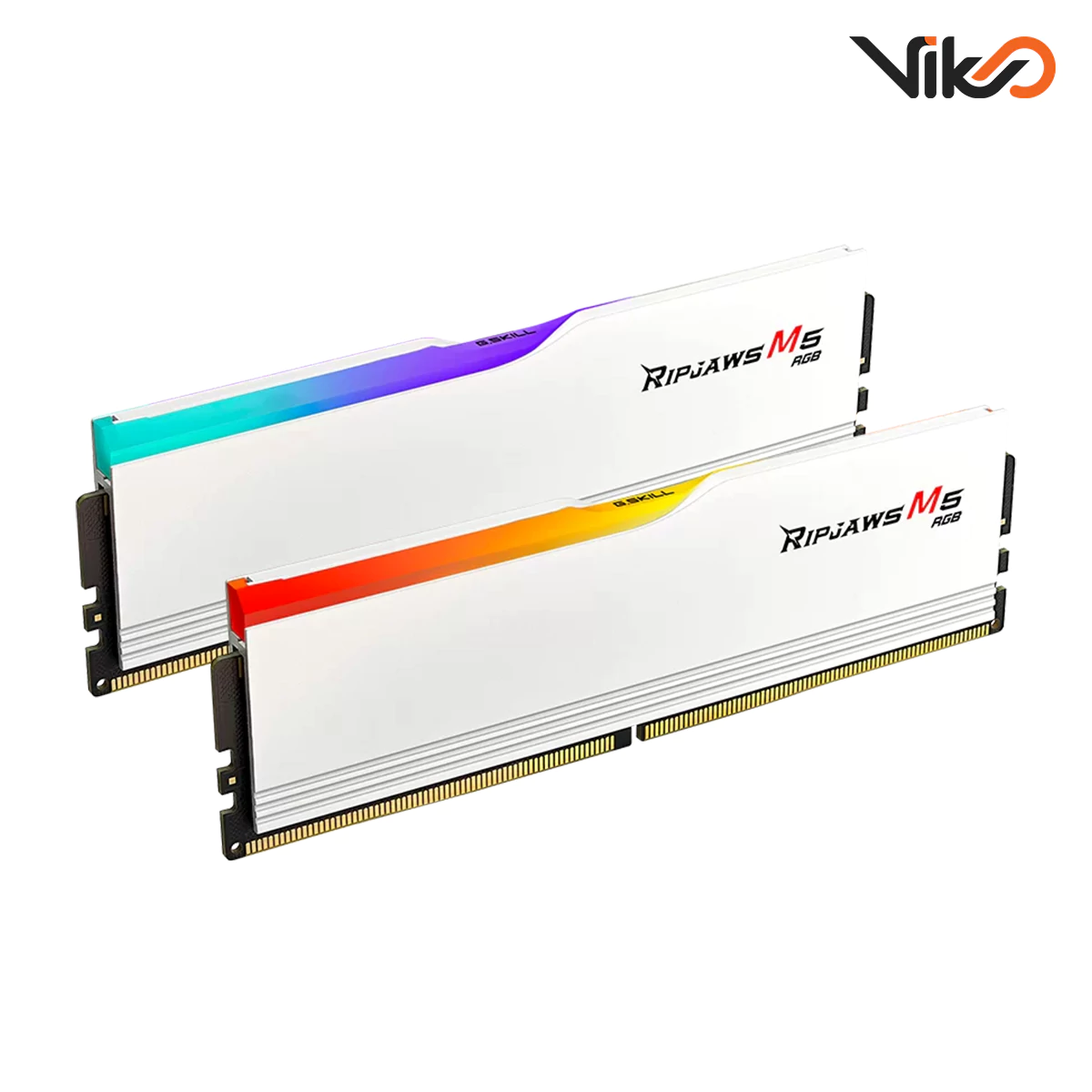 رم کامپیوتر DDR5 دو کاناله جی اسکیل مدل Ripjaws M5 RGB White (3)