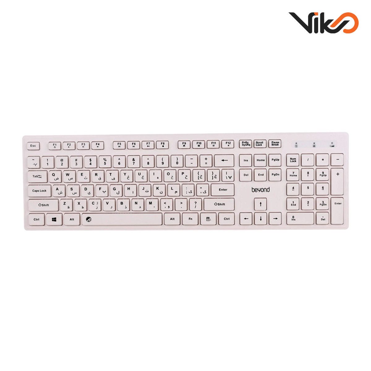 ماوس و کیبورد بی سیم بیاند مدل BMK-5660 White RF (2)