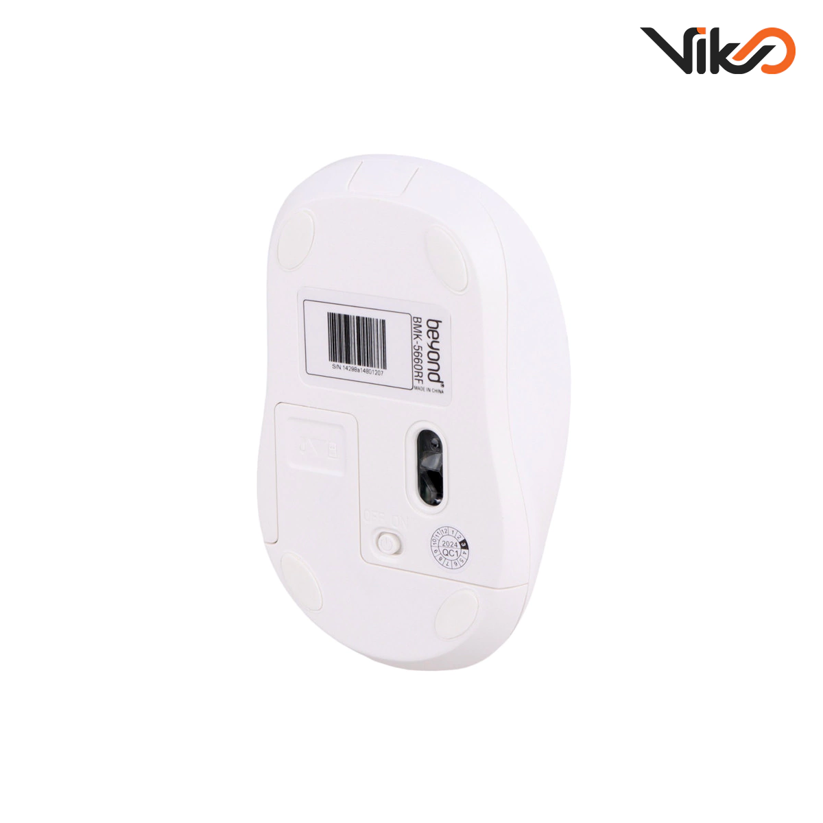 ماوس و کیبورد بی سیم بیاند مدل BMK-5660 White RF (6)