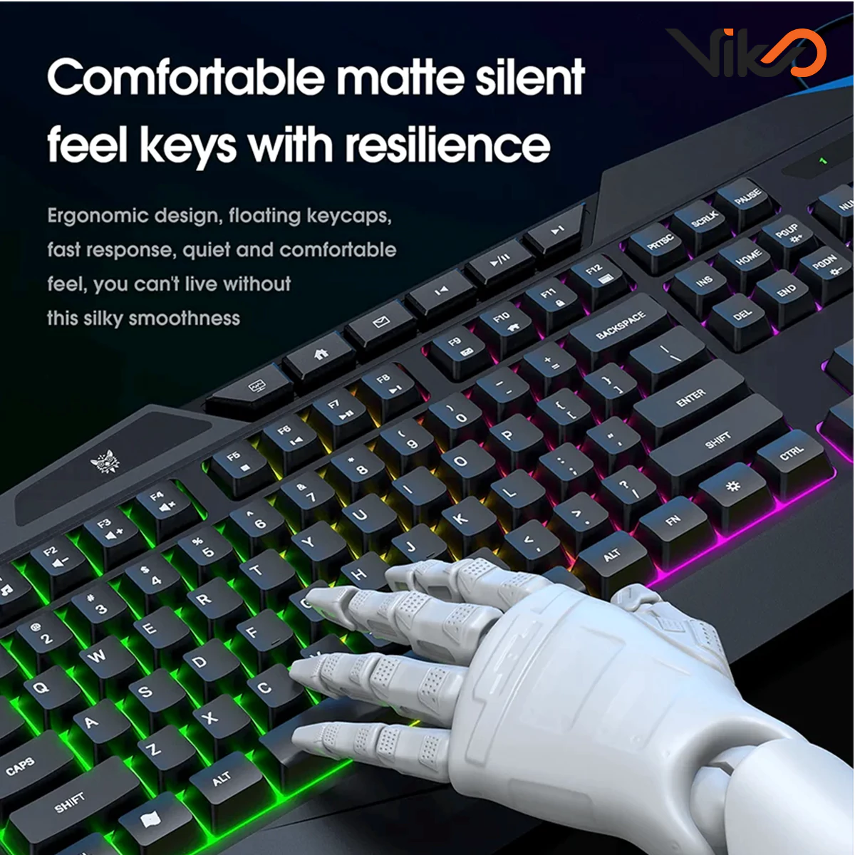 ماوس و کیبورد گیمینگ اونیکوما مدل TZ3006 به همراه پد ماوس (3)